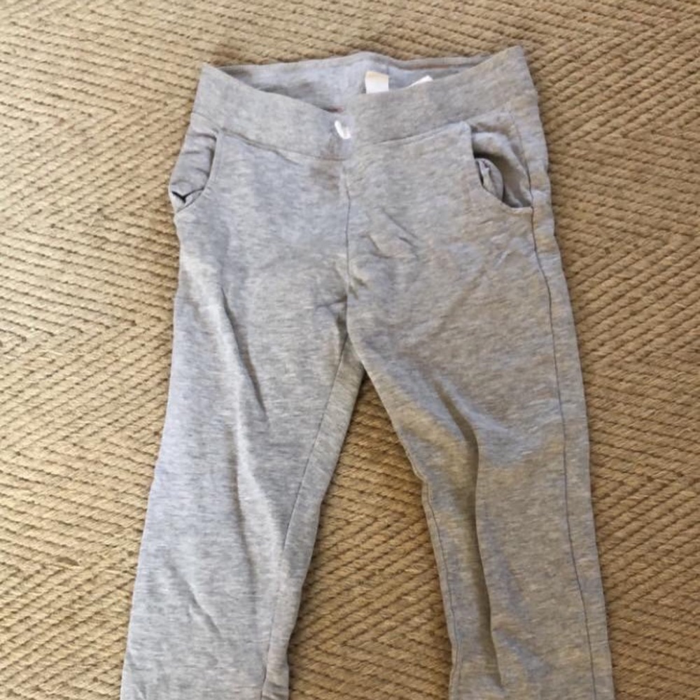 Grey sweatpants